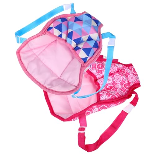 SKISUNO 2 Piezas Correa para Muñeca de Unidades con Diseño Accesorio Seguro y Suave para Llevar Muñecas Infantiles para Niñas