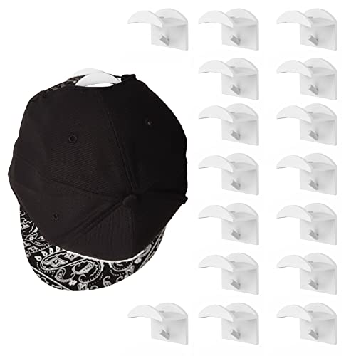 Verbesserter Hutständer, Garderobenständer, selbstklebende Huthaken für Wand, Hutaufhänger für Baseballkappen, Huthalter, Wandmontage, Garderobenhaken, Kappen für Schranktüren, Schlafzimmer Cover