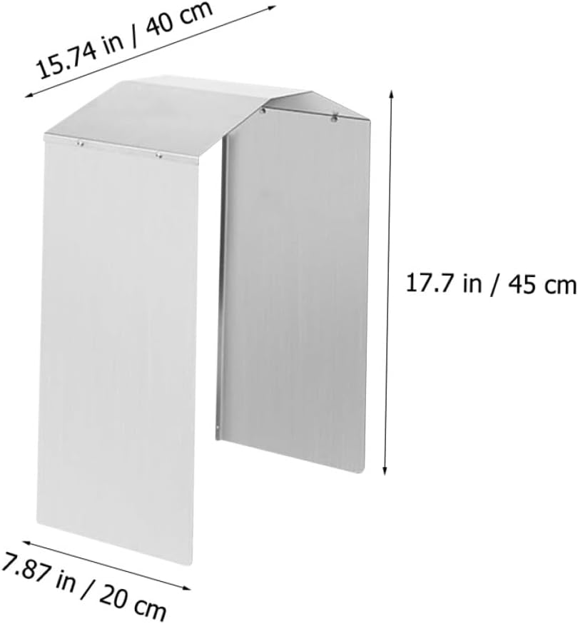 Luxshiny Aluminum Wall Outlet Cover for Electric Socket Protector, Weatherproof Outdoor Socket Plug Protector, Wall-mounted Charging Pile Protective Cover for Home and Industrial Use