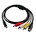 dCables Sony Handycam DCR-SR47 AV Cable - TV Video Cord for Sony Handycam DCR-SR47