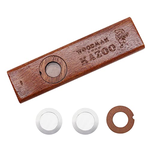 Kazoo en Bois WorthPlanet Bois Kazoo avec Boîte en Métal Excellent Instrument Compatible avec la Guitare et l’Ukulélé… - Les Beatles, Paul McCartney, John Lennon, RIngo Starr, George Harrison Kazoo en Bois WorthPlanet Bois Kazoo avec Boîte en Métal Excellent Instrument Compatible avec la Guitare et l’Ukulélé…