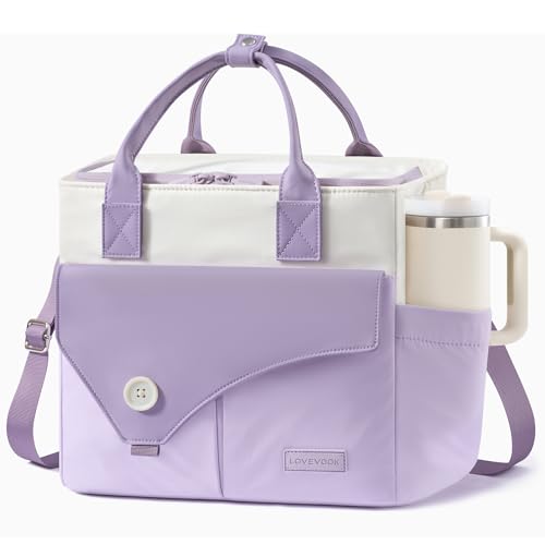 LOVEVOOK Lunch Box for Women,Large Insulated Leakproof Lunch Bag for Work