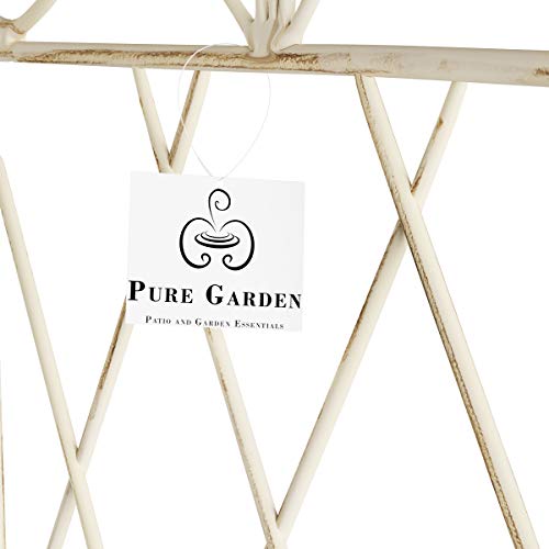 Pure Garden 50-Lg5077 (Antique White) Garden Trellis-For Climbing Plants #TOP4