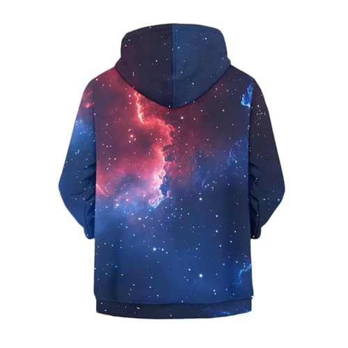 Boy's Long Sleeve Pullover Kid Zip Up Athletic Hoodie Loose Sweatshirt with Kangaroo Pockets Fall Tops with Hood4