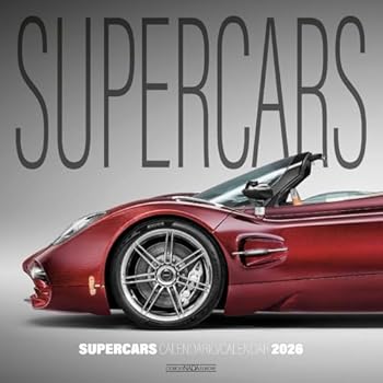 Paperback Supercars Calendar 2026 Book