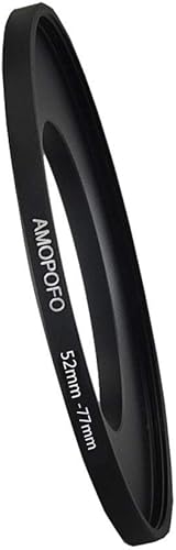 Miniatura 3 de Adaptador de anillo escalonado de metal de 2.047 in a 3.031 in, anillo adaptador de lente escalonado para filtros, hecho de aluminio espacial