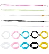 GORGECRAFT 25PCS 5 Colors Anti-Lost Lanyard Set Include 5PCS Necklace Lanyards Safety Neck Strap ...