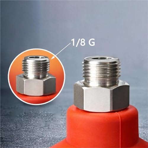 Ventosas neumáticas con rosca G1/8 de doble capa para succión estable de 15 mm 5