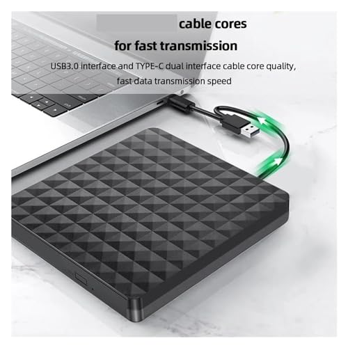 Lecteur DVD graveur de CD externe USB 3.0 blanc pour PC portable - 5
