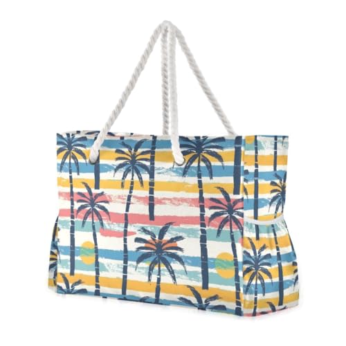 Image of senya Large Beach Bags Totes Swim Canvas Tote Shoulder Bag Water Resistant Bags for Gym Travel Daily