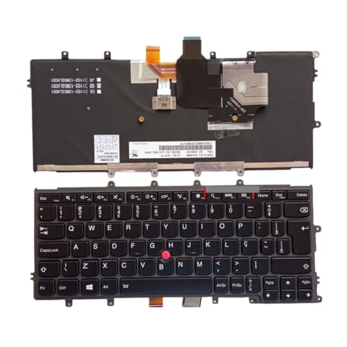 Clavier rétroéclairé Lenovo Thinkpad X240 X250 X260 avec pointeur portugais BR
