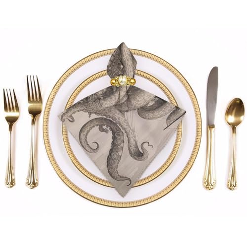 Servilletas de Tela Decorativas Estilo Pirata 6 Unidades miniatura 3