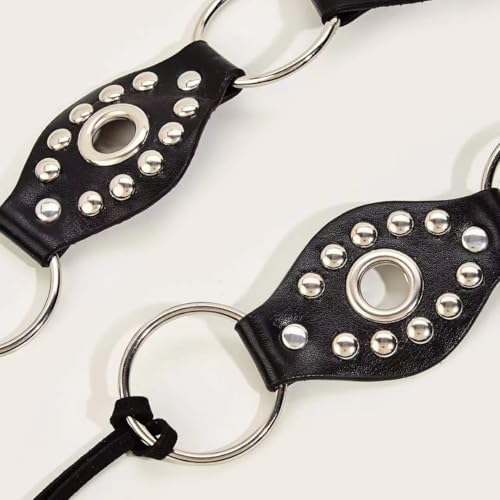 FGSS Women Cowboy Western Leather Belt - Tassel Rope Braid Waist Belts Classic Eyelet Cowgirl Belt for Pants Dress Jeans3