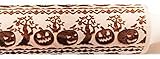 ECOSWAY Laser Impression en Relief Rouleau à Pâtisserie Halloween Embossing Broche Rouleau en Bois pour Cuisson Cookie Biscuit - Potiron