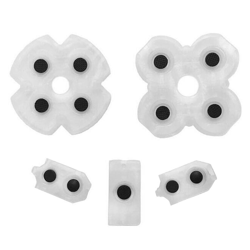 PSAPEX 1 Set Silicone Conductive Rubber Pads Compatible with PS4 Controller JDM-030 JDM-040 Buttons Repair Replacement Part Toy Review India (Iknoor World )