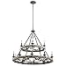 Kichler 43826WZC 15 Light Chandelier, Weathered Zinc