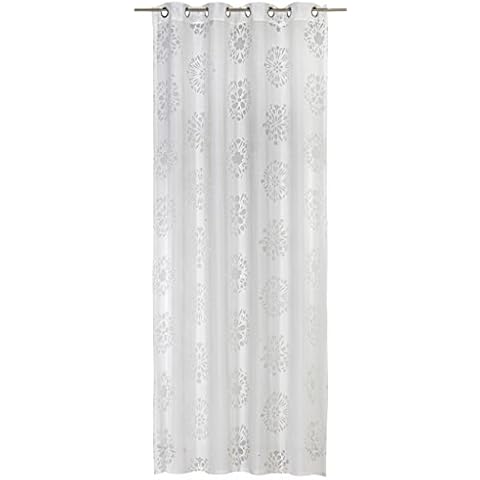 Elbersdrucke Floral Pattern Curtain, Semi-Transparent Cover