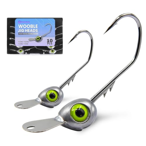 Natufish Weedless Tongue Plate Shaky Head Jigs