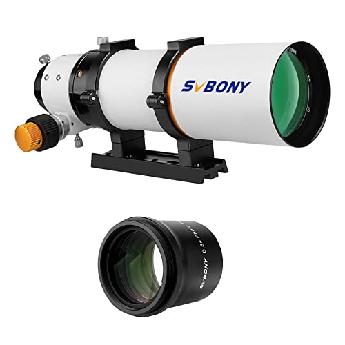 Svbony Sv503 Telescope, 70Ed F6 Extra Low Dispersion Refractor Ota, Bundle With Sv193 Focal Reducer And Field Flattener, For Sv503 70Mm F6 Ed Refractors #TOP13