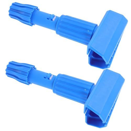 PEPLAYTAL 2 Piezas Clip para Cabezal de Mopa Resistente y Desmontable Sujeción para Cabezales de Fregona Repuesto Práctico para Limpieza y Parquet de Unidades