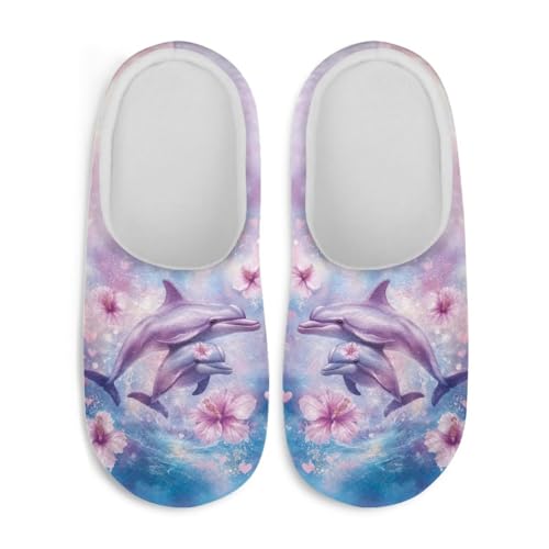 House Shoes for Women Men Slippers Winter Fuzzy Slippers Soft Warm House Shoes Comfy Cozy Slip-on Indoor Shoes2