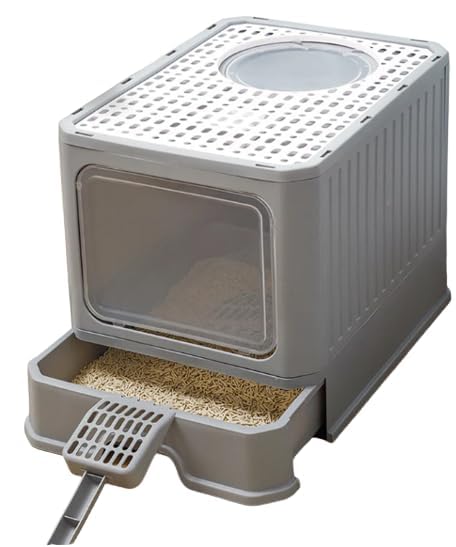 KittuPet Box Collapsible Cat Litter Box Litter Box Enclosed Foldable Cat Litter Box Cat Litter Box Large for Big Cats Large Cat Litter Box Cat Litter Box Large Cat Toilet (B0CLGZF1HP) Amazon Price History, Amazon Price Tracker