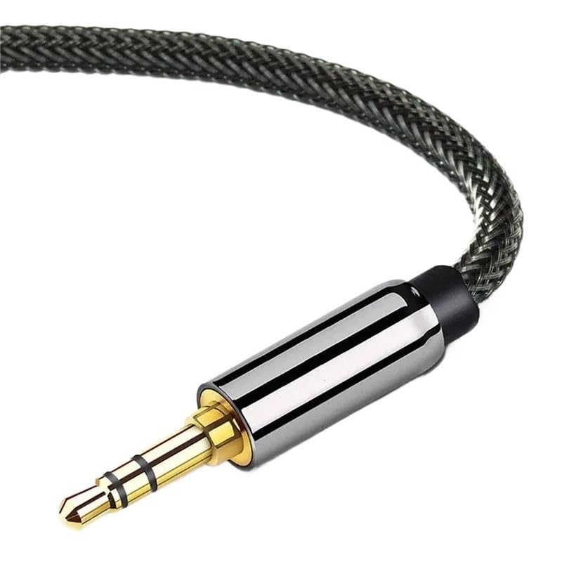 Cable Auxiliar de Audio 3.5mm Macho a Macho 0.5M miniatura 6