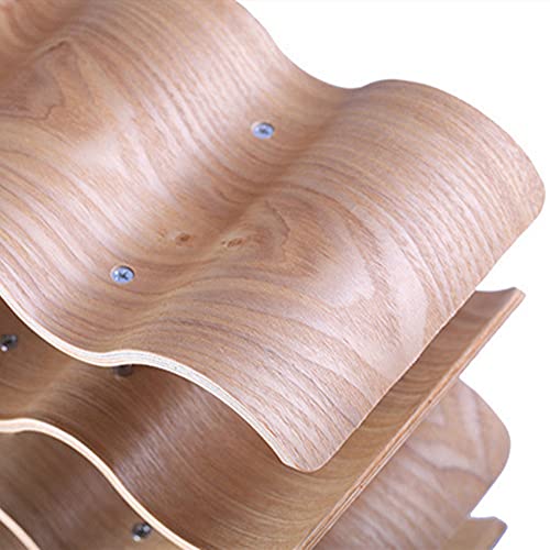 Casier à bouteilles en bois avec support élégant stable - 6
