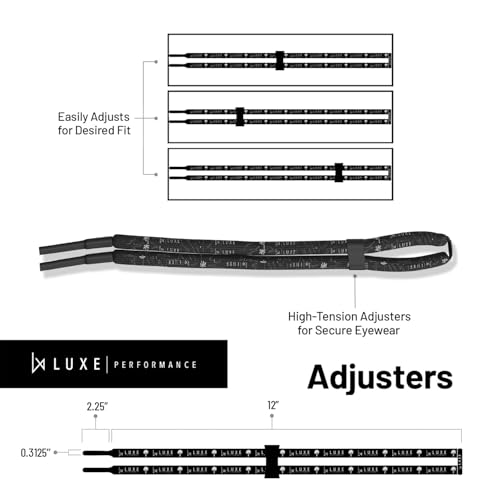 Image of Floating Adjustable Eyewear Retainer - Lightweight, Durable Sunglasses Strap, Float Lanyard, Glasses Strap