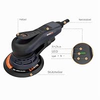 MAXXT Exzenterschleifer, 150 mm (6 Zoll), bürstenloser Motor, 230 V, 2,5 mm Exzenterhub, Schleif- und Poliergerät für Holz – Ansicht 6