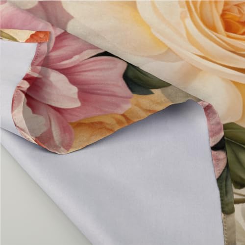 Servilletas de tela flores set x6 50.5x50.5 cm miniatura 3
