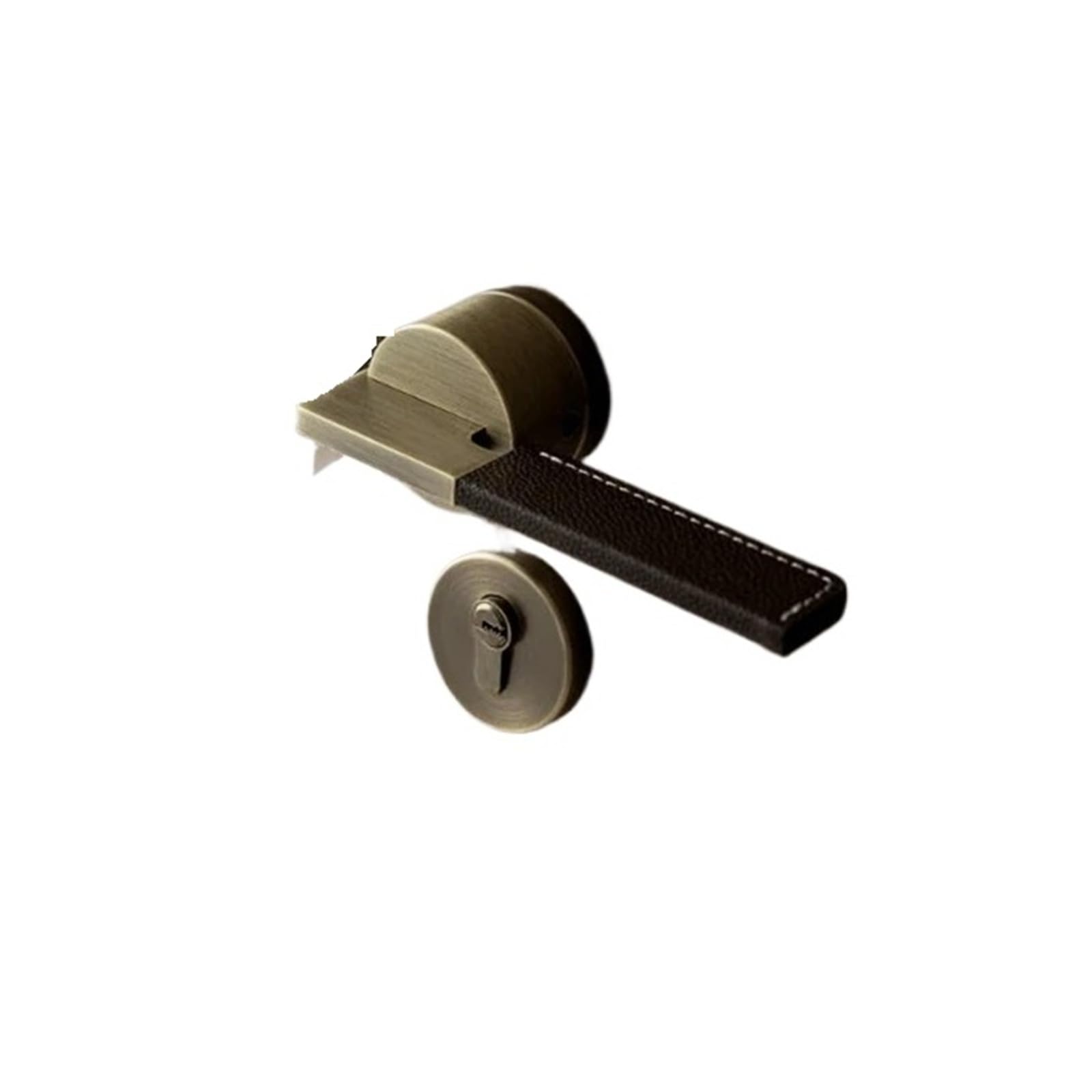 FBXRXZFPJ Door Handle Silent Door Lock Indoor Split with Key(Gray-Magnetic)