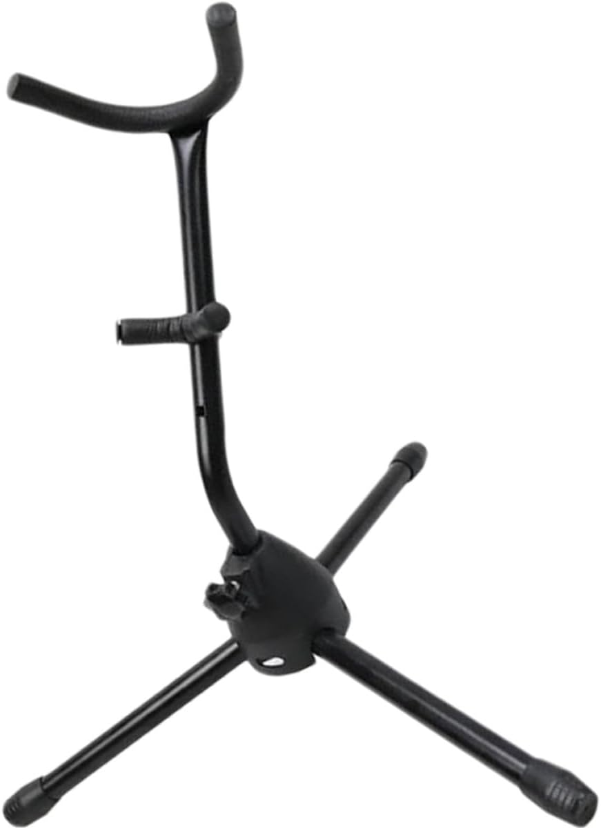 ULTECHNOVO Tripod Tenor Saxophone Stand Bracket Folding Non-skid Sax Holder for Home Portable Wind Instrument Display