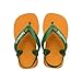 Havaianas Unisex Baby Brasil Logo Flipflop, Orange Zitrusfrüchte, 21 EU