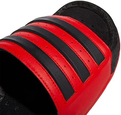 adidas Unisex Adilette Boost Slides Sandal, Vivid Red/Core Black/Core Black, 9 US Women | Image 6