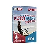 LonoLife Bone Broth Protein Powder - Chicken Flavored Sticks: 8g Protein, 4g Fat, Keto-Friendly, 24 Portable Servings Packaging May Vary
