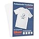 WinnerTransfer Professionelle Inkjet Transferfolien Für helle Stoffe A4X8 Blatt Bügelfolie für T- Shirts,Textilienfolie,Transferpapier,Bügelpapier für Bügeleisen und Hitzepresse(D-WT-2-8)