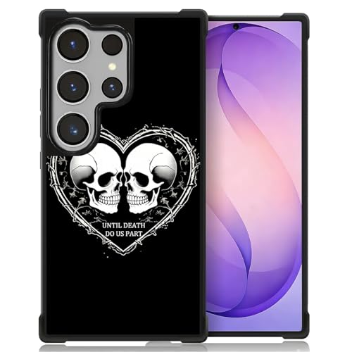 Goodsprout Compatible with Samsung Galaxy S26 Ultra Case,Amazing Pattern Design Shockproof Anti-Scratch Hard PC Back Case for Samsung Galaxy S26 Ultra Couple Skeleton Love