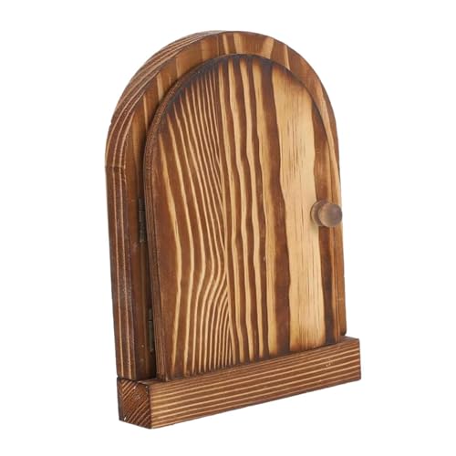 Protector de placa de pared rockible para tomacorriente de puerta madera 12x16.5x2.5 cm 2