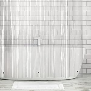 mDesign Vinyl Waterproof Shower Cur...