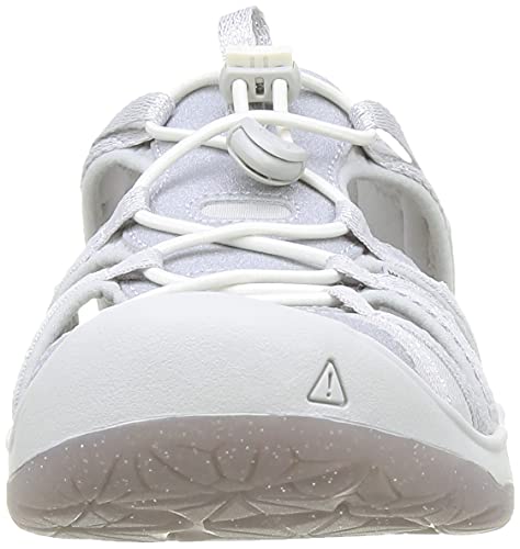 Keen Unisex Kid's Moxie Sandal, Silver 3 M Us Big Kid #TOP1