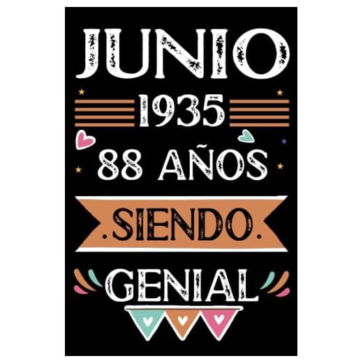 CUADERNO, Junio 1935, 88 Años Siendo Genial: Libro de visitas, cuaderno, 110 páginas de felicitaciones, idea de regalo, regalo Para la esposa, novia, mujer, La madre