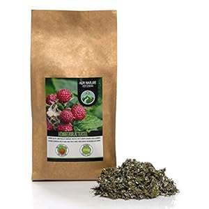 Frambozenbladthee (250g), frambozenblad gesneden, zacht gedroogd, 100% puur en natuurlijk voor de bereiding van thee…