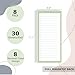 8 Pack Magnetic Notepads for Refrigerator, Assorted Colors Memo Pads with Lined Pages, 30 Sheets Each, Ideal for Grocery Lists, to-Do, & Shopping