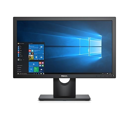 Dell E1916HV VESA Mountable 19" Screen,XGA Wide, LED-Lit Monitor,Black