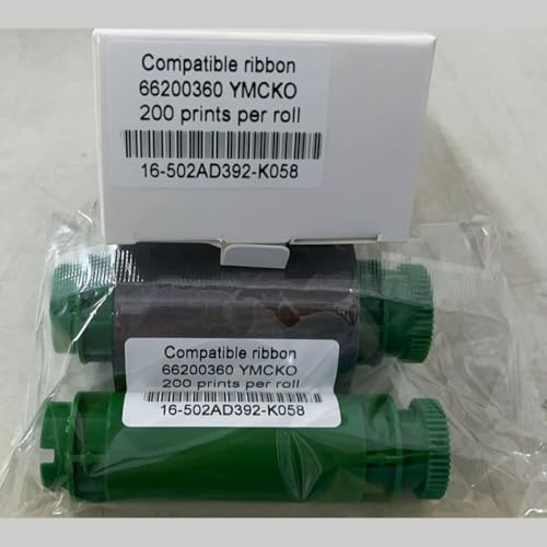 Ruban 200 impressions compatible TP-9000 et TP-9100 pour imprimante carte