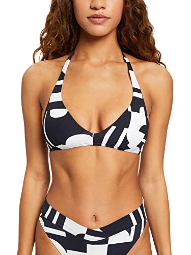 ESPRIT Damen Cube Beach Pad.halterneck Bikini, Black 3, B EU
