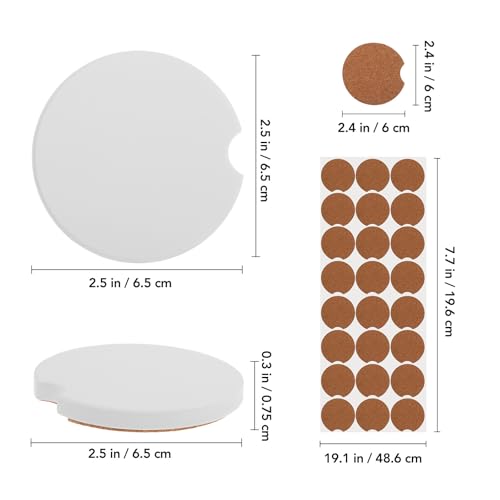 Sous-verres céramique voiture de finition élégante et résistante - 3