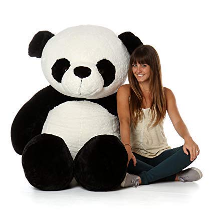 Bhagwati Soft Toy Panda Teddy Bear Plush Stuffed Animals Soft Toys,Huggable Teddy Bear,Birthday Gift For Boys,Girls,Wife,Girlfriend,Women,Kids Valentine S Christmas Gift (3 Feet,Black White Panda)