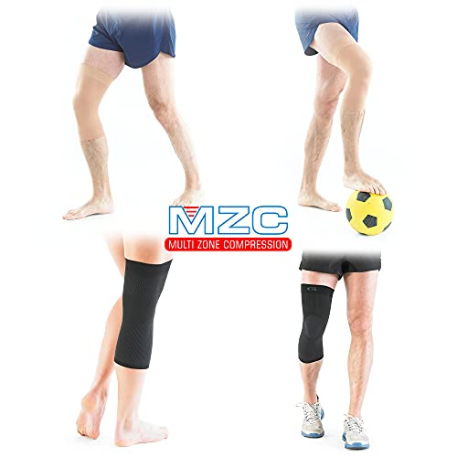 Knee Sleeve for Daily Wear and Sports - Ideal for Sprains, Strains, and Weak Muscles - Men and Women - Airflow Technology